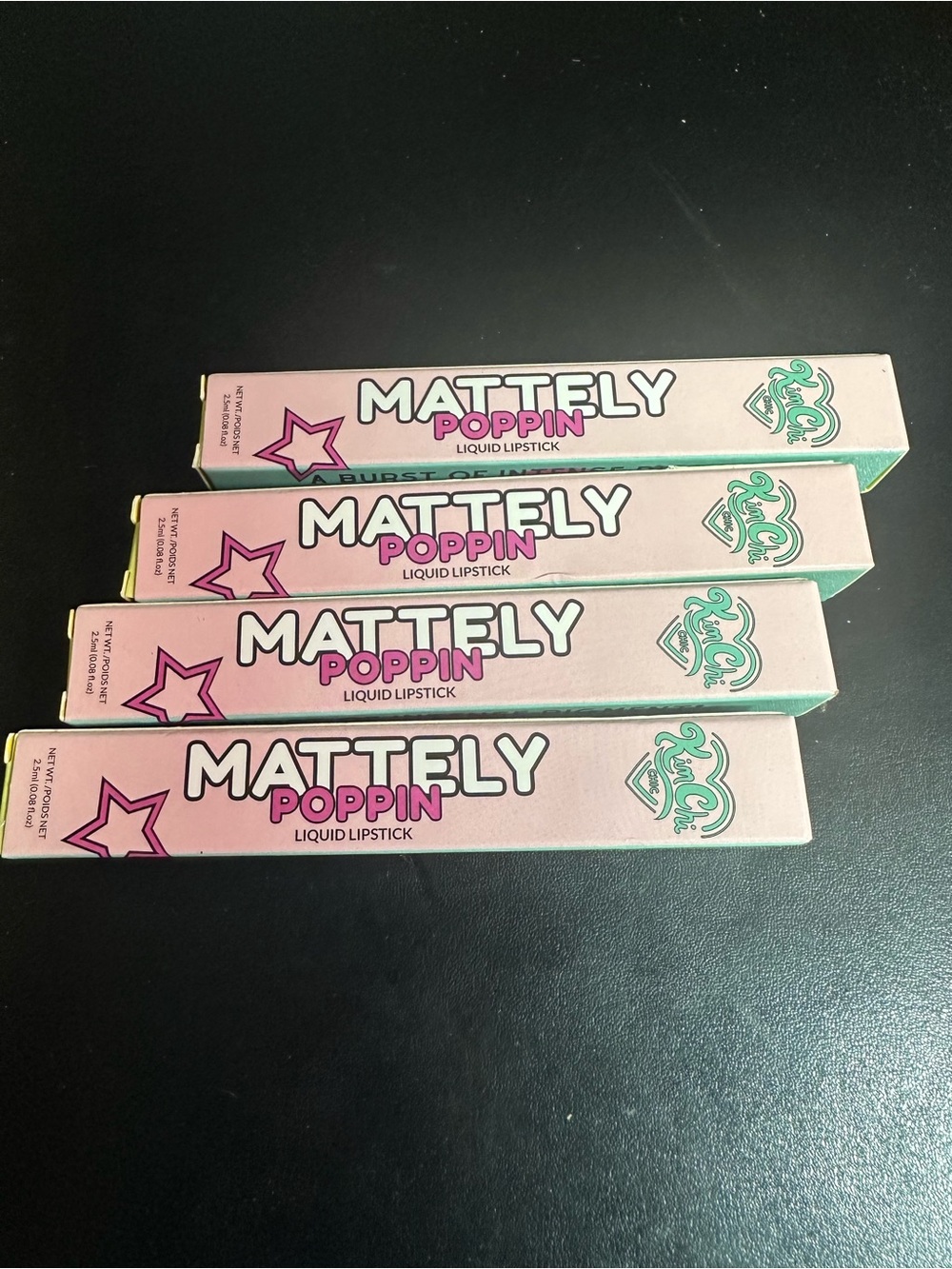 KIMCHI  MATTELY POPPIN Lipstick SHIMMY YAASS TWIRL SONG all 4 new